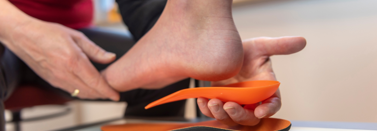 Einlagen werden vermessen